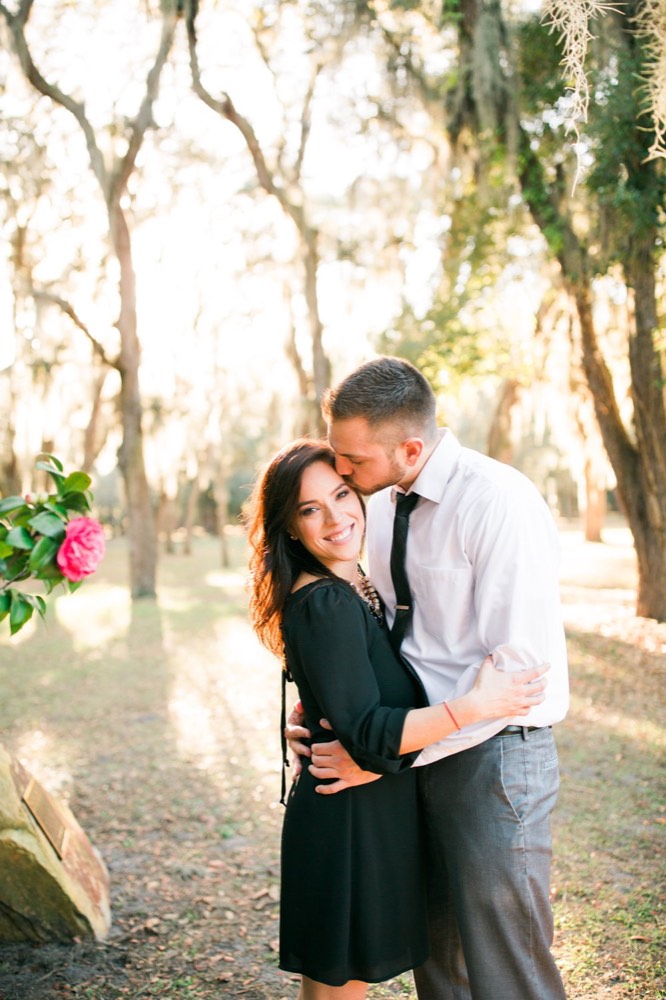 Francini & Brandon | Golden Botanical Garden Engagement